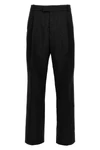 wool gabardine trousers