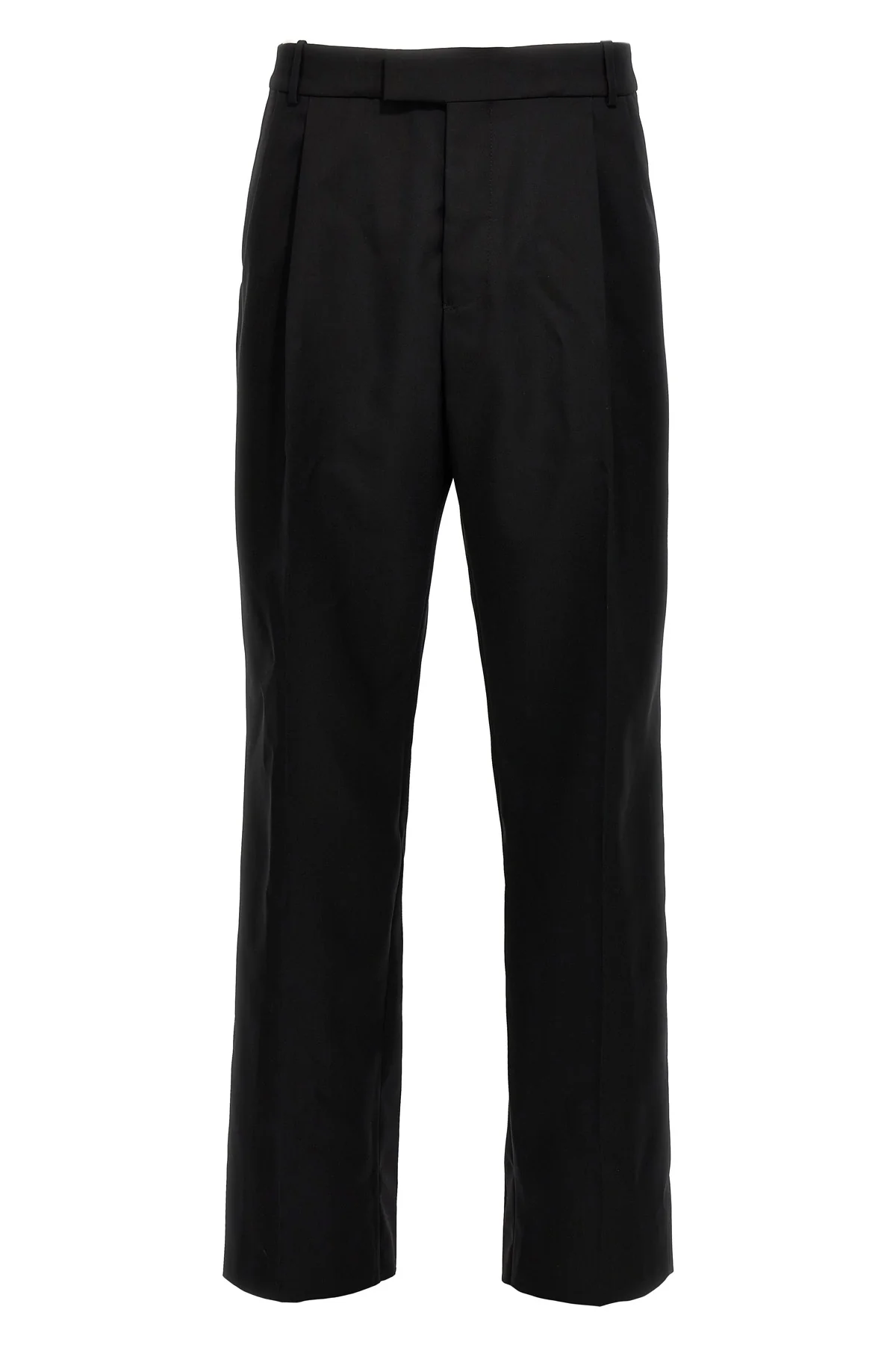wool gabardine trousers