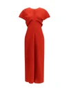 slouch waist wool dress