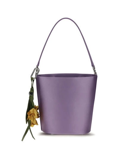 satin bucket bag