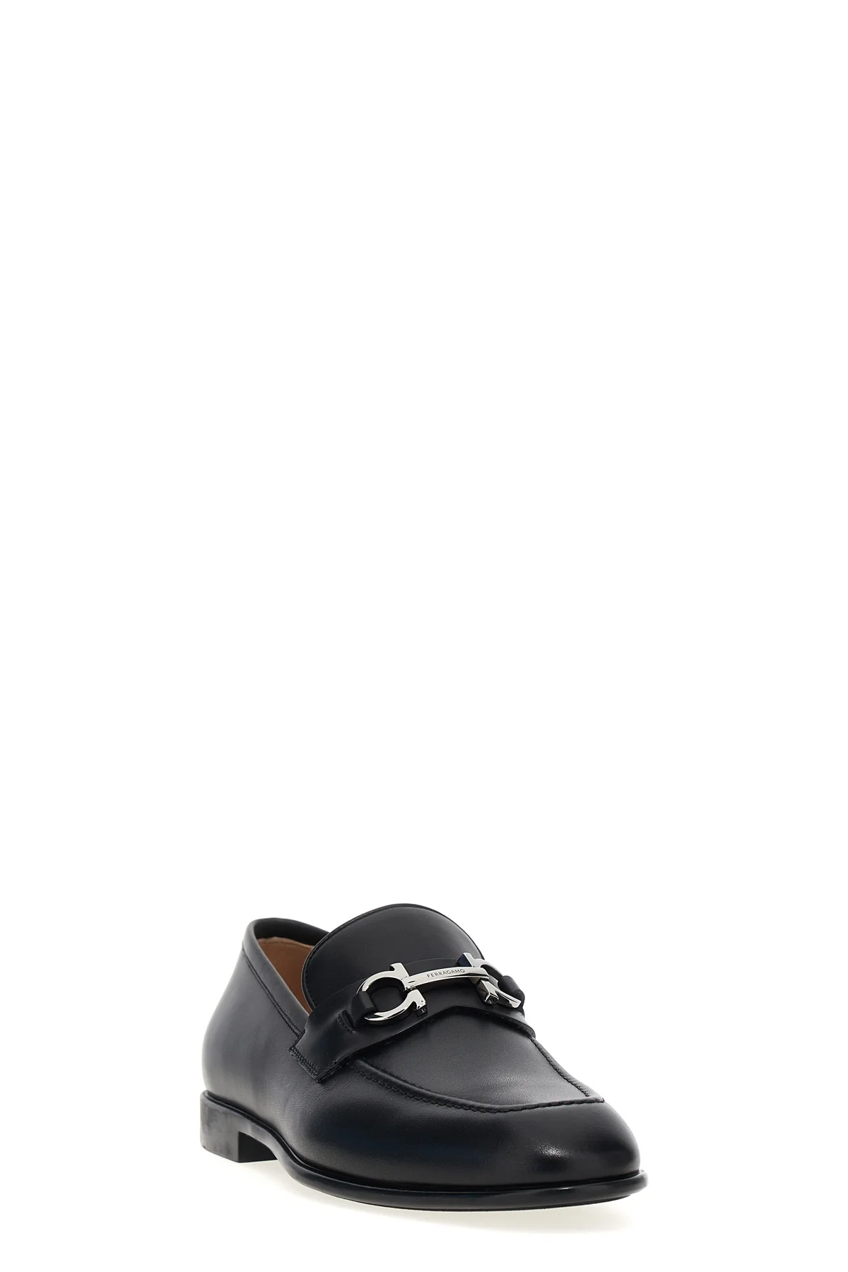 FERRAGAMO 7 foster leather loafers