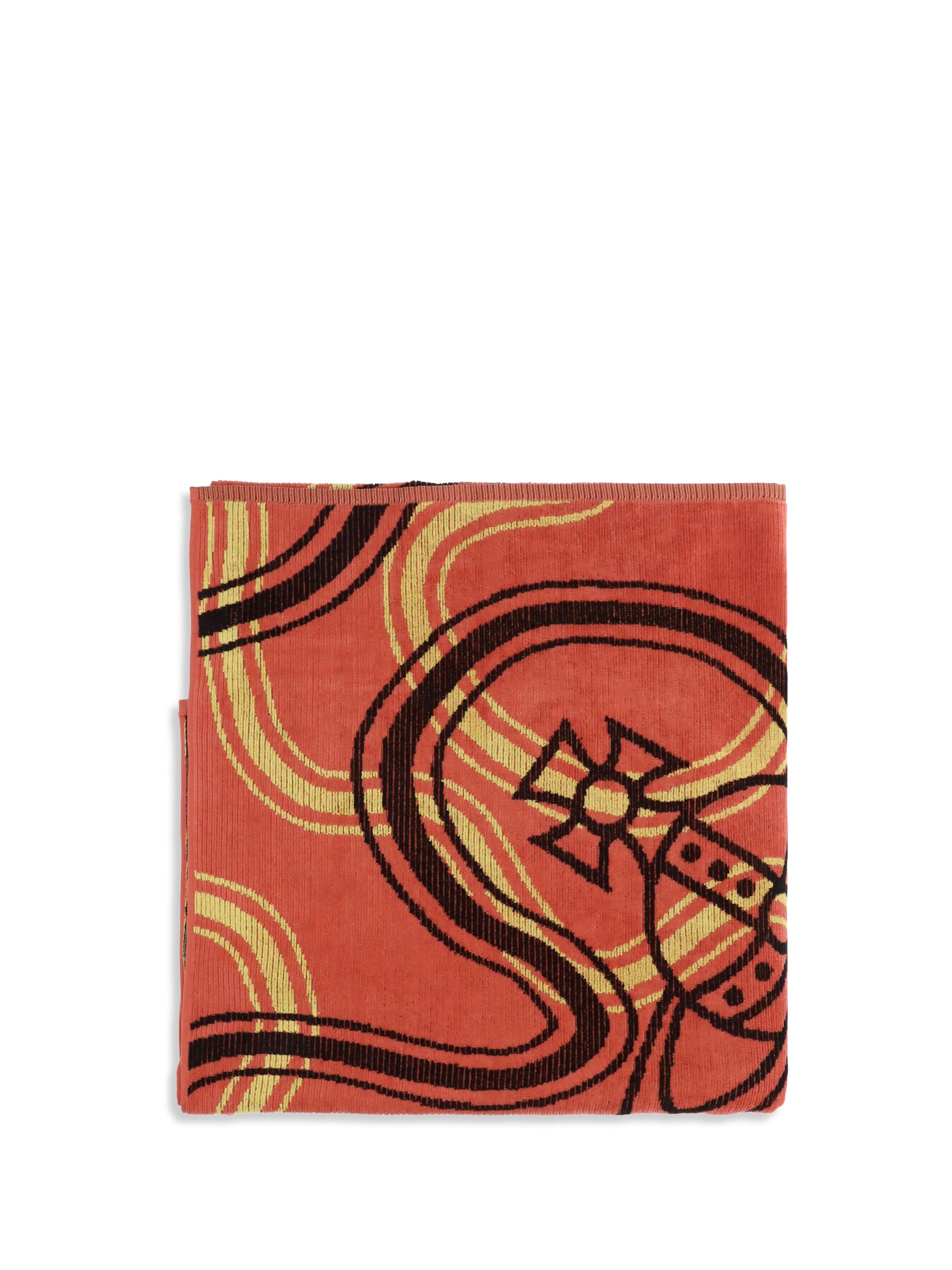 VIVIENNE WESTWOOD OS cotton beach towel 
