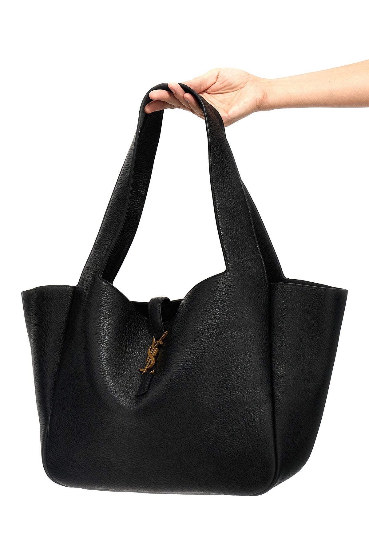 SAINT LAURENT OS le 5 à 7 bea shopping bag in deer leather