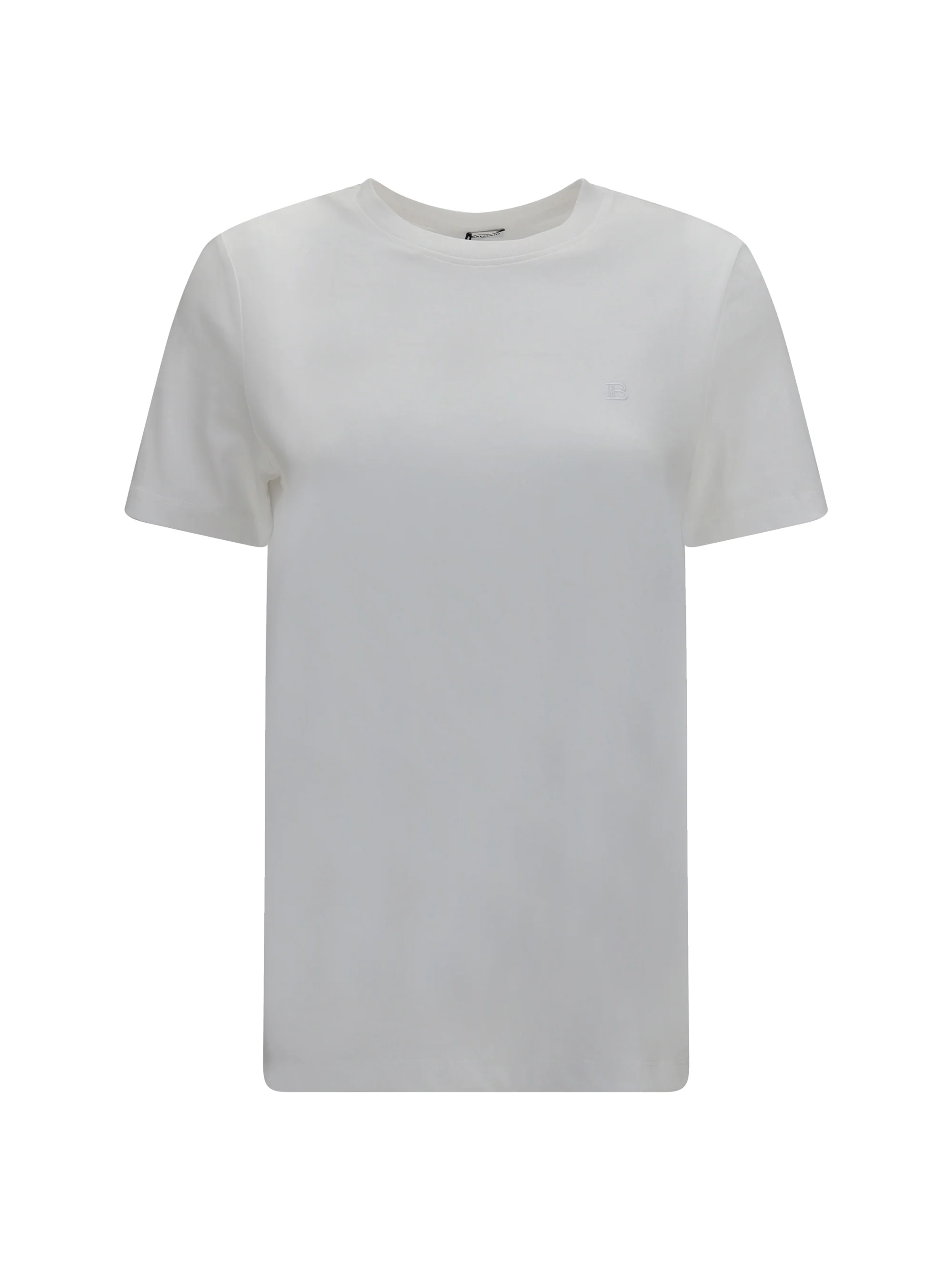BALMAIN L embroidered jersey t-shirt