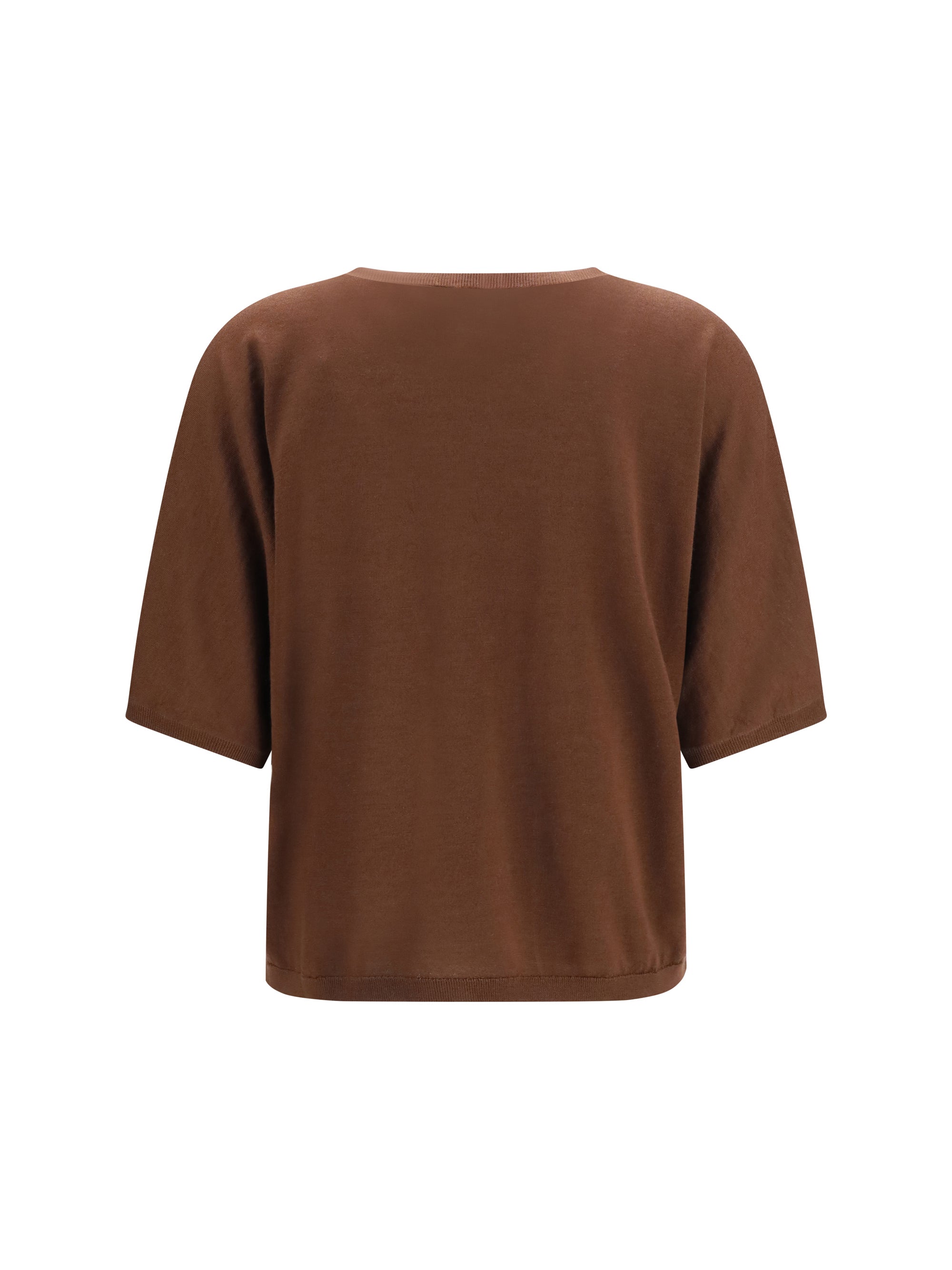 BRUNELLO CUCINELLI M short-sleeve cashmere and silk sweater