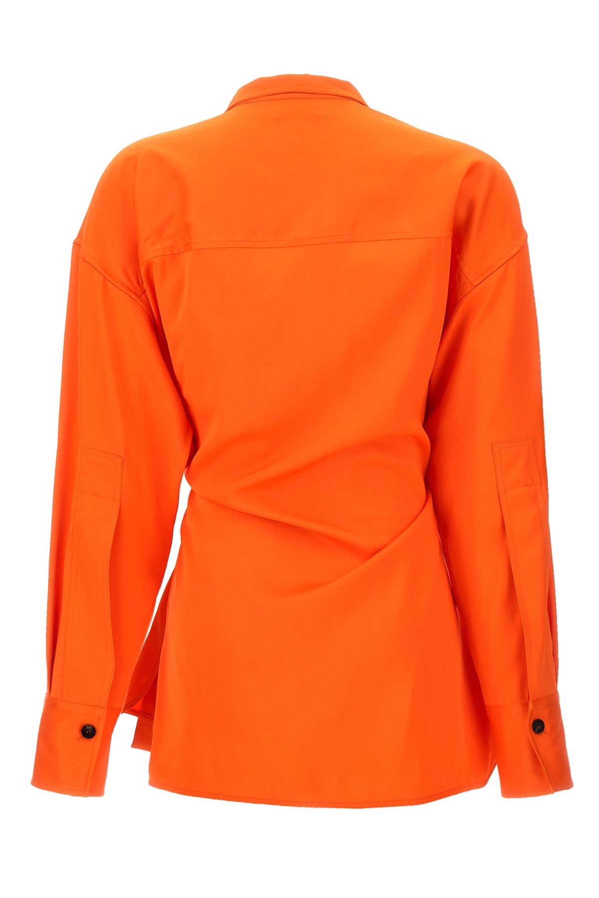 FERRAGAMO 44 asymmetrical satin shirt