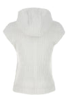 padded nylon hooded vest