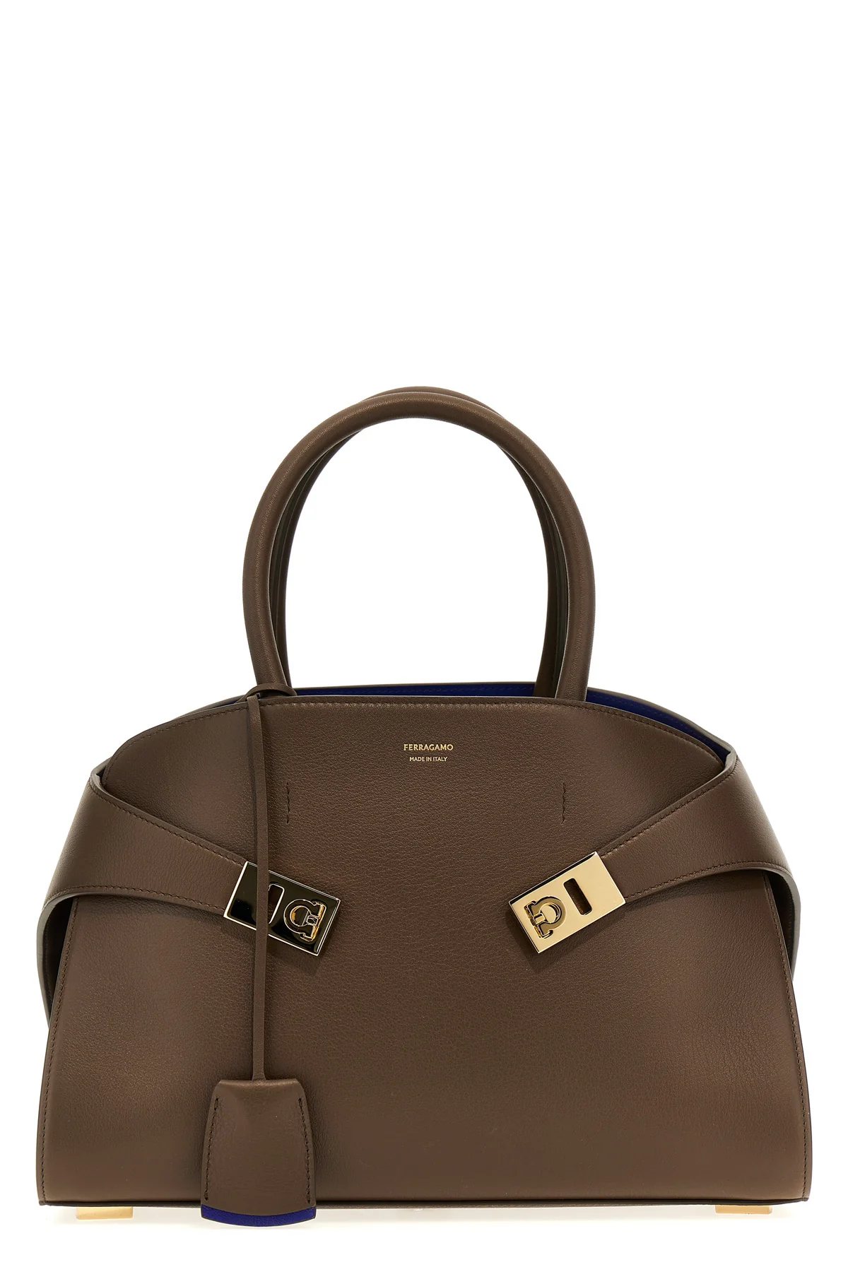 FERRAGAMO OS small hug (s) leather handbag