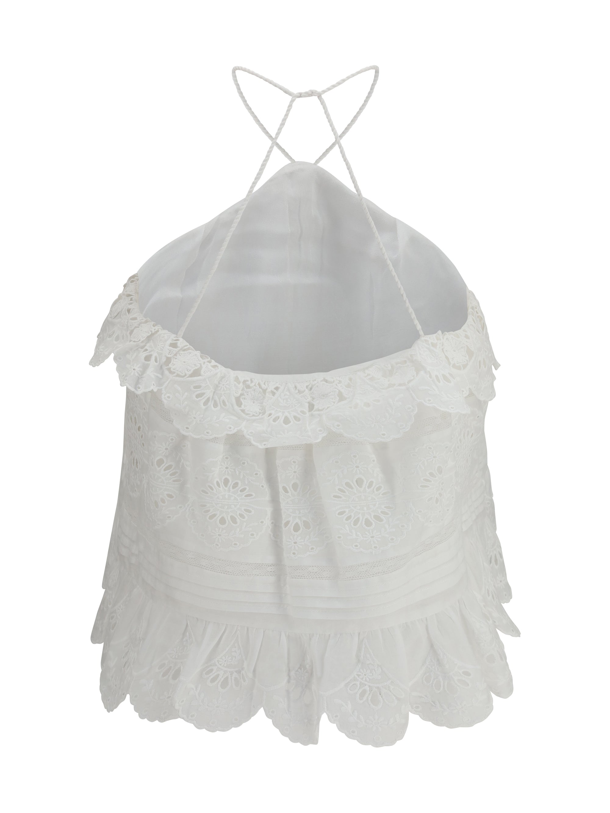 MARANT ETOILE 36 prisha ruffle top 