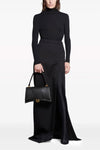 long wool skirt
