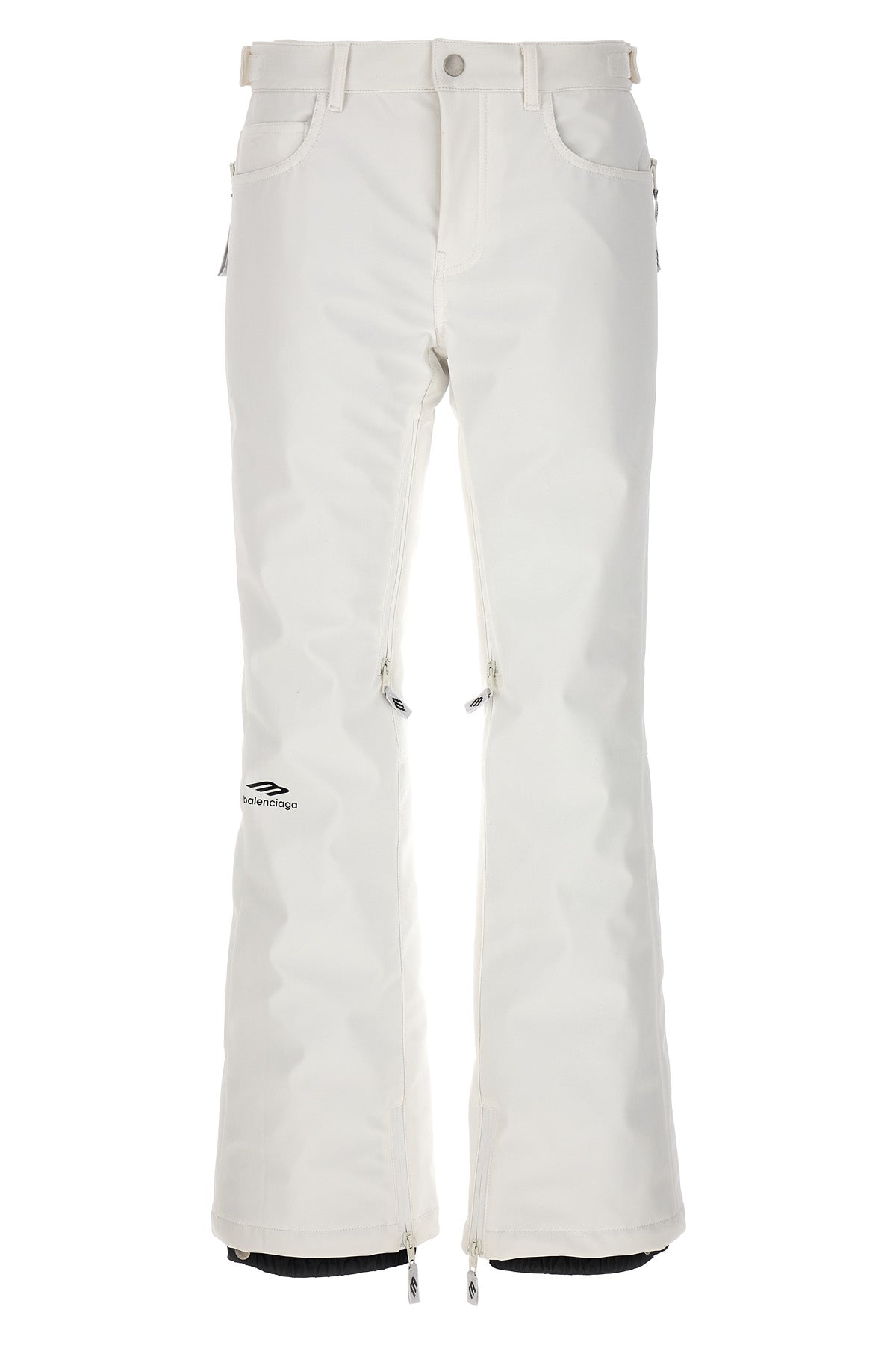 BALENCIAGA 36 5-pocket ski 3b sports icon doubled stretch nylon trousers