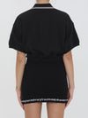 cropped cotton polo shirt