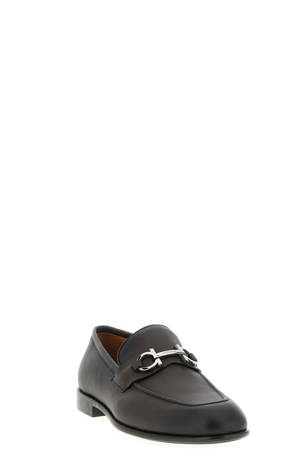 foster hammered calf leather loafers