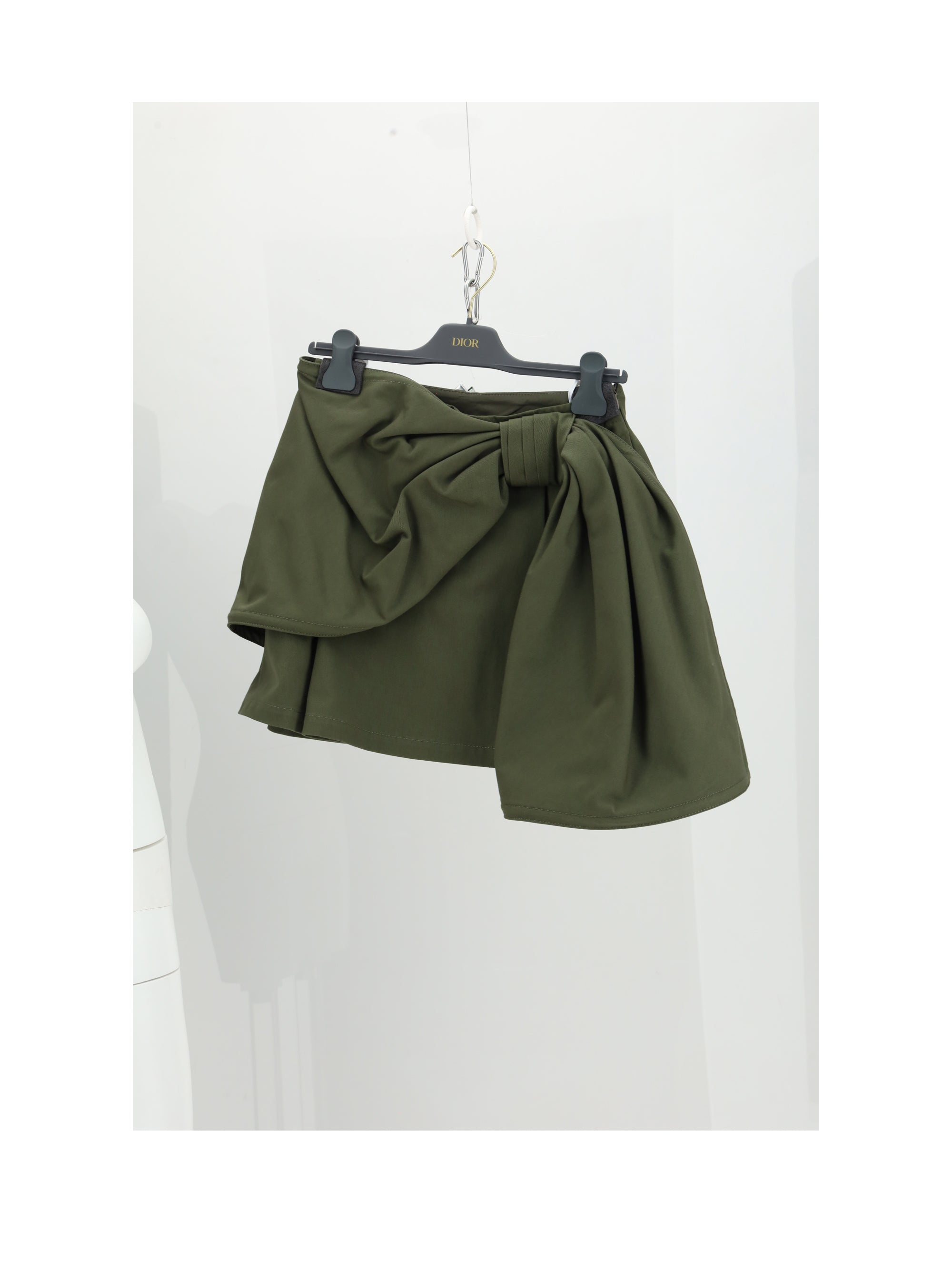 DIOR 36 mini skirt khaki