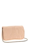 padded leather the mini seal crossbody bag