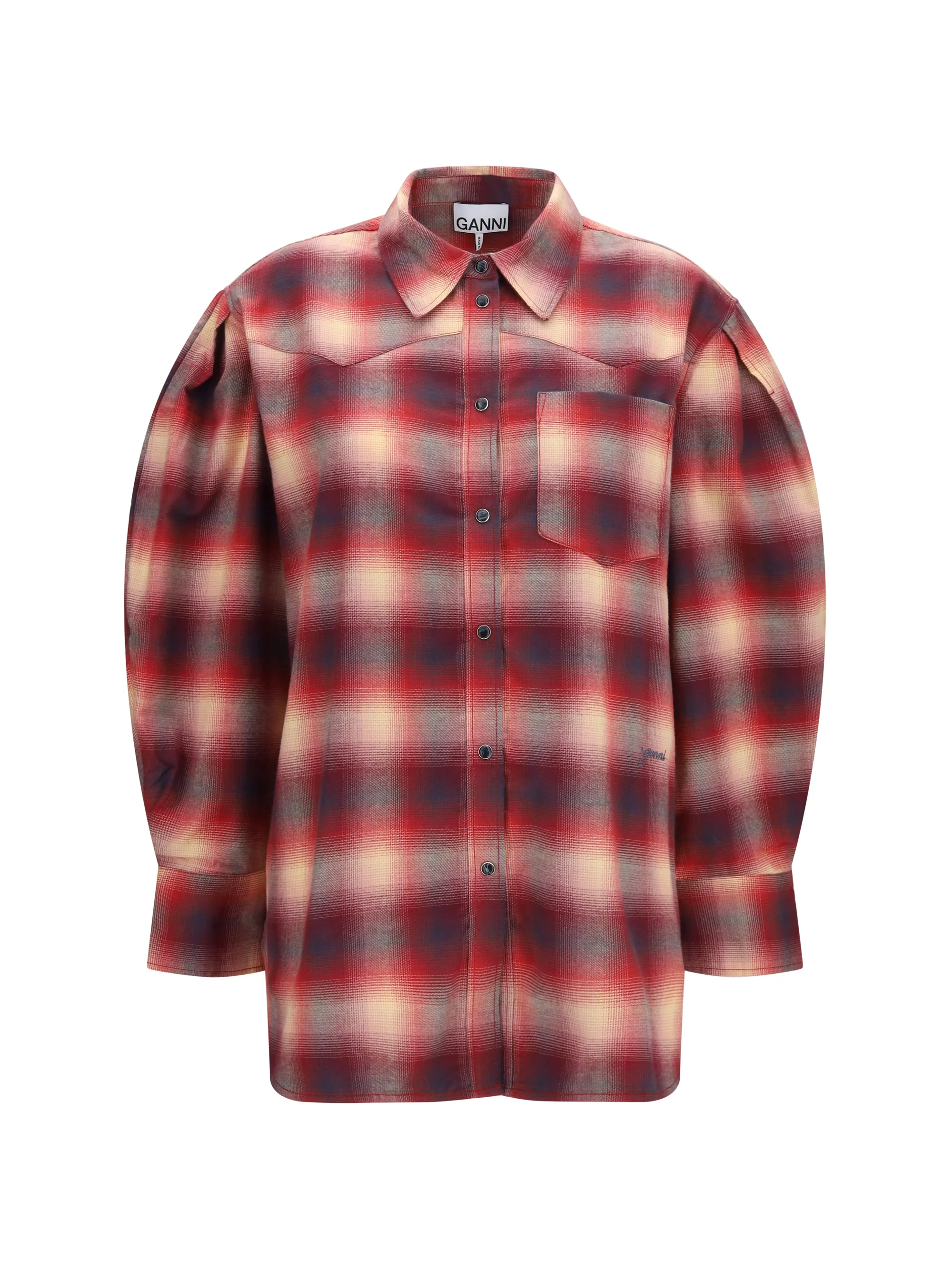cotton flannel check shirt