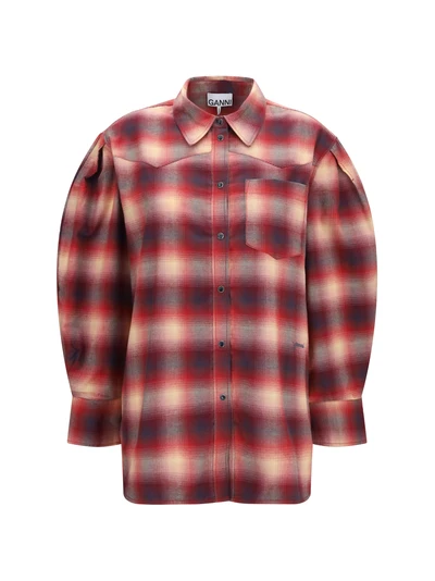 cotton flannel check shirt
