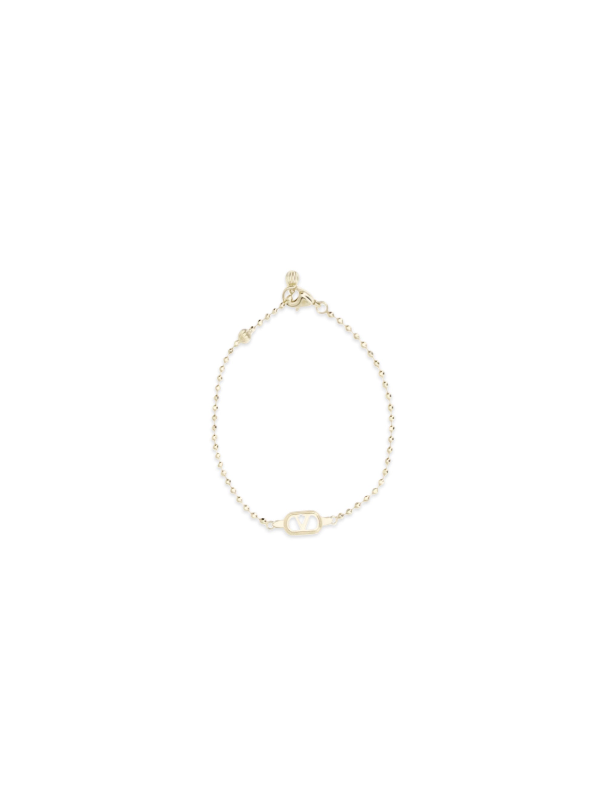 VALENTINO GARAVANI M ovalette bracelet in metal and swarovski® crystals