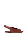 suede open-toe mules
