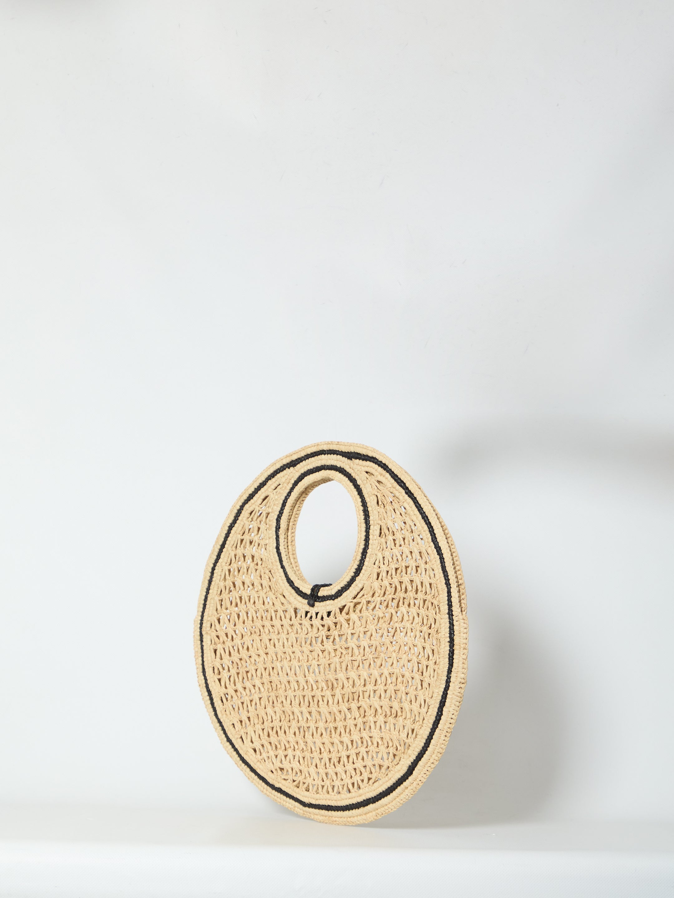 JACQUEMUS OS round beach bag small 