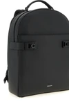 the ferragamo hug backpack in fine hammered leather