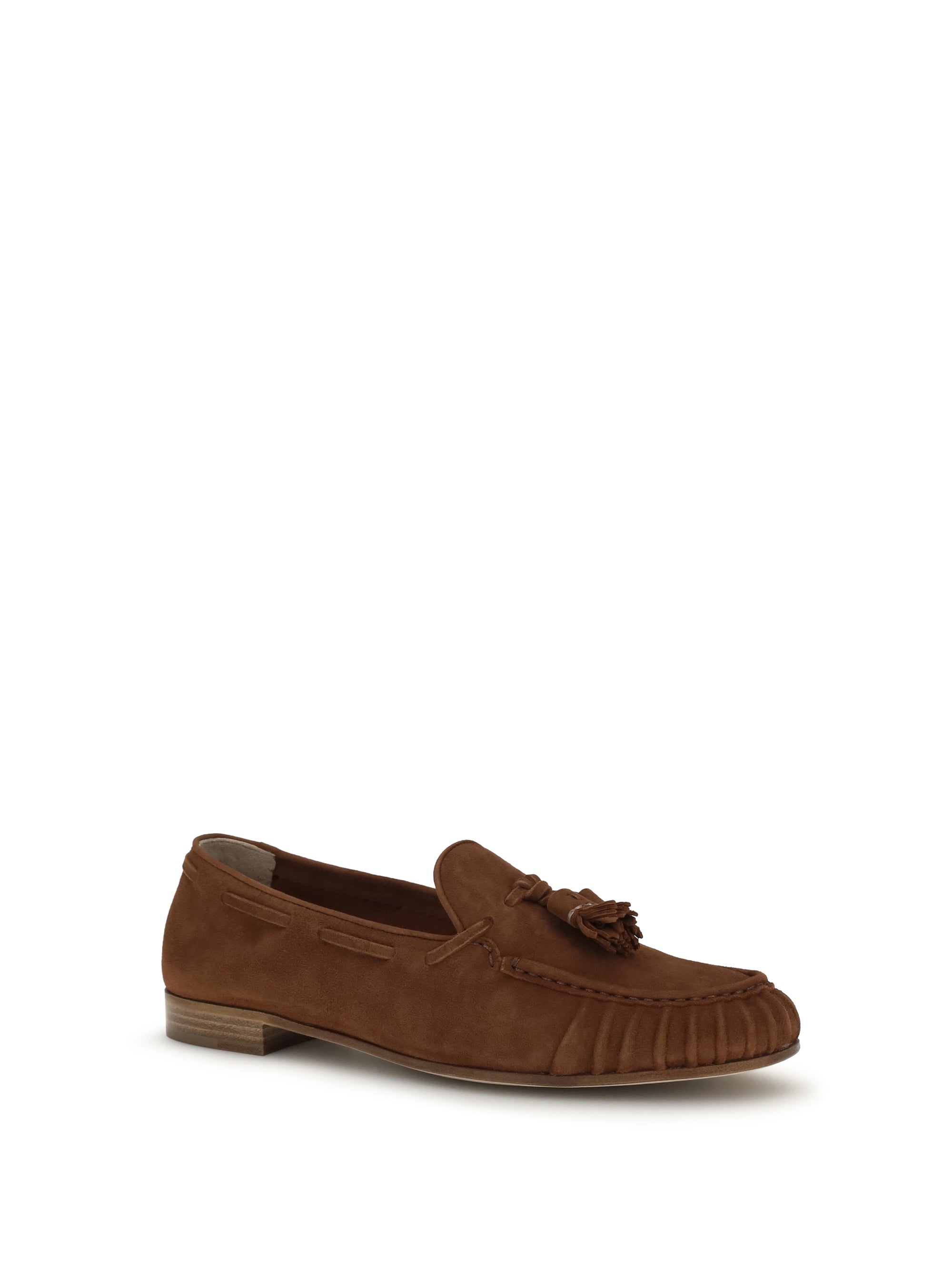 FRATELLI ROSSETTI 36 brera suede loafers