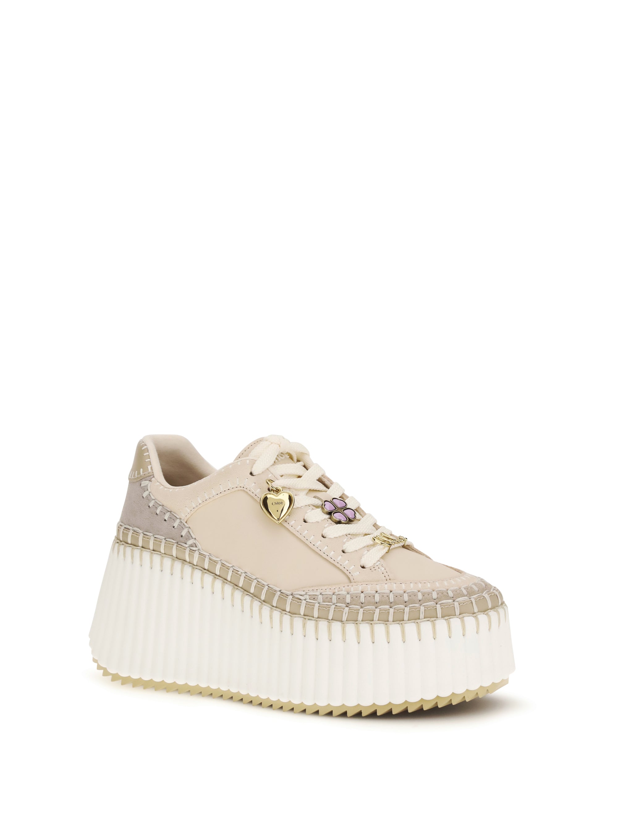 CHLOÉ 36 nama wedge sneakers