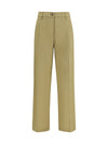 wide-leg virgin wool pants