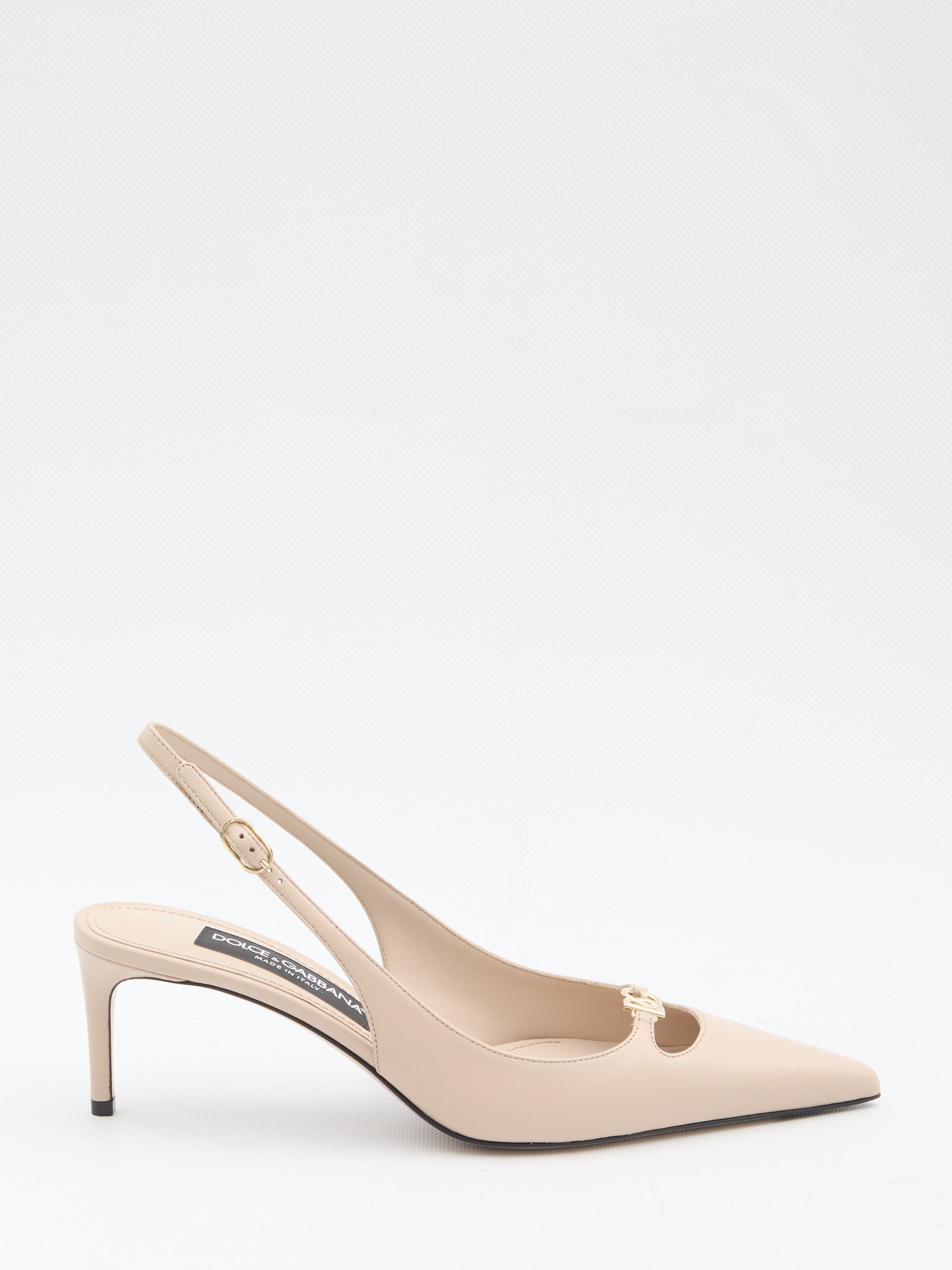 DOLCEamp;GABBANA 36 slingback pumps in silk nappa