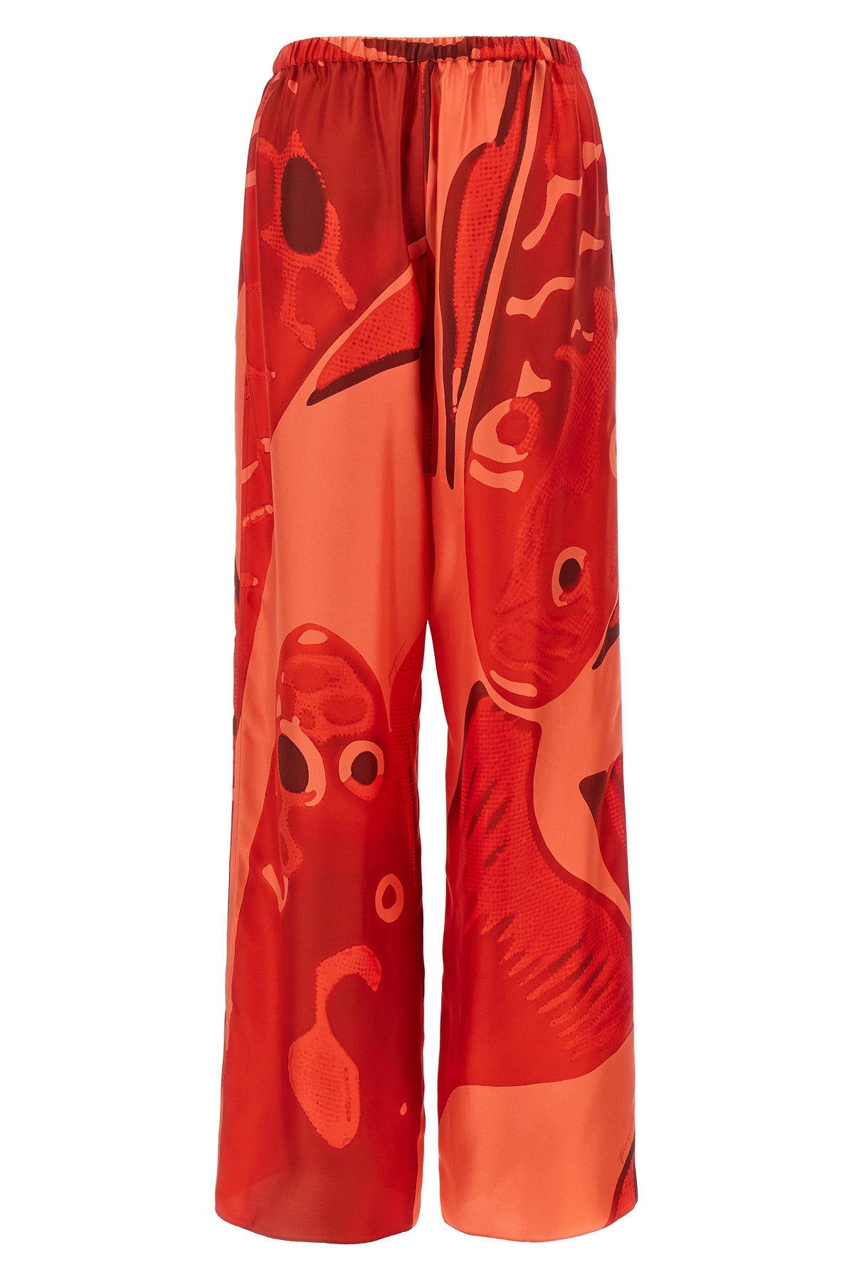FERRAGAMO 36 summer print silk pants