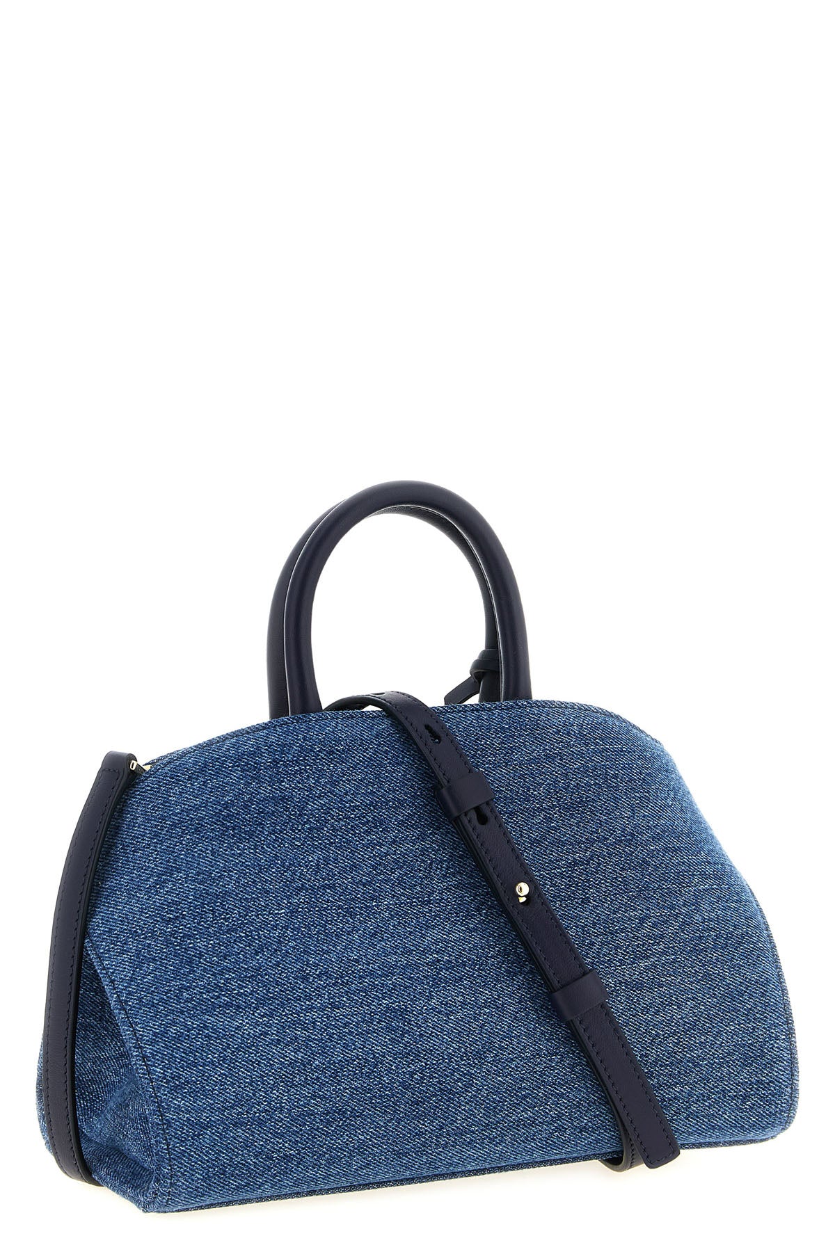 the ferragamo hug (xs) handbag defines a new geometry through a structured sil