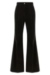 striped velvet trousers