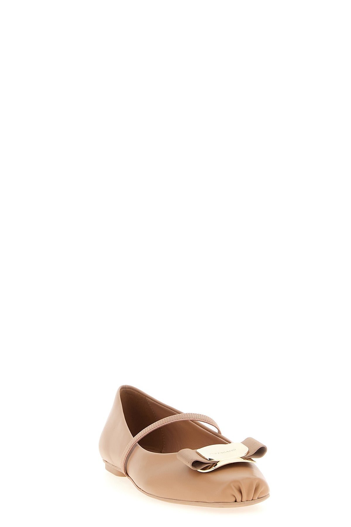FERRAGAMO 5 zina leather ballet flats