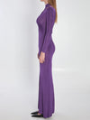 long dress with cut-out