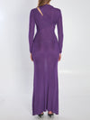 long dress with cut-out
