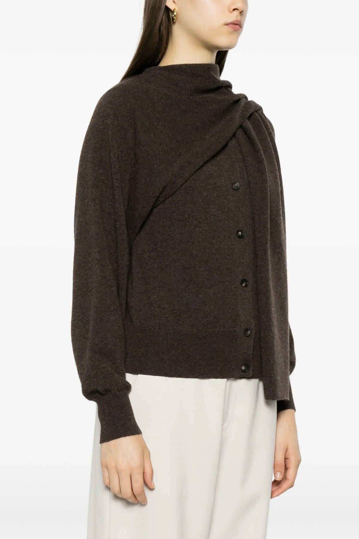FERRAGAMO M mélange cashmere cardigan