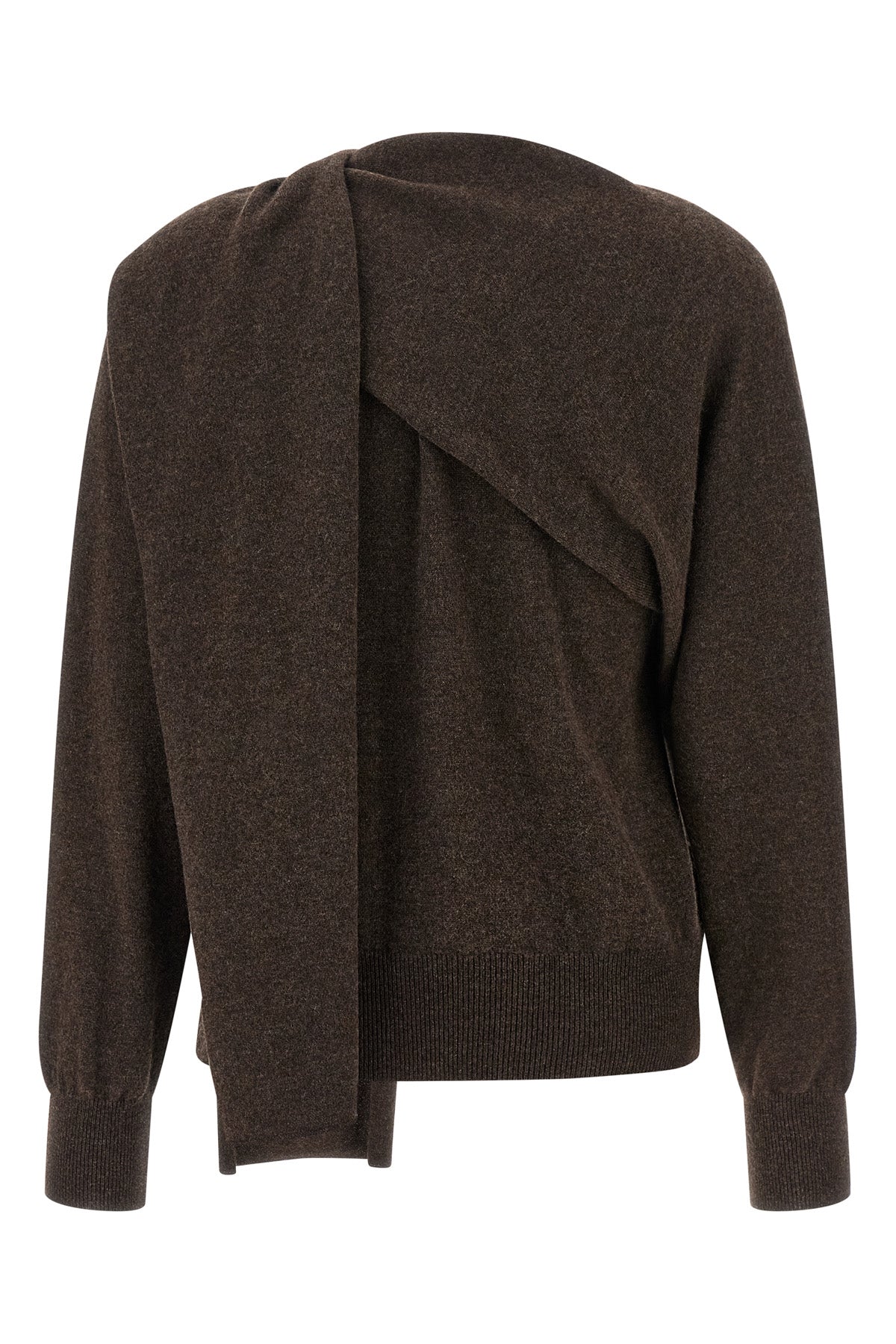 mélange cashmere cardigan