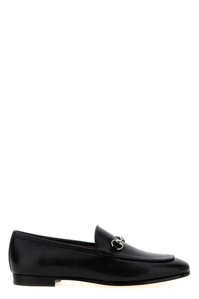 gucci jordaan leather loafers