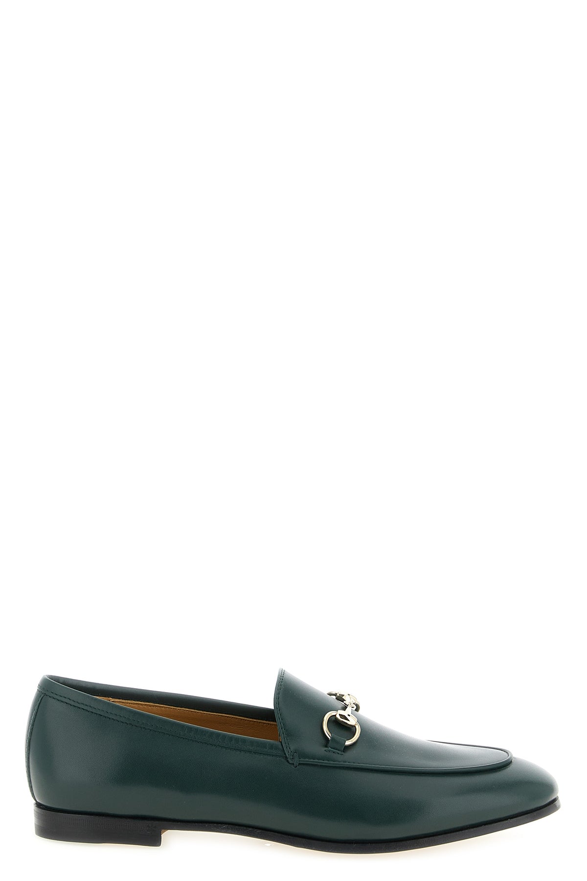 GUCCI 37 gucci jordaan leather loafers
