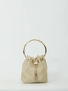 champagne mesh bon bon bag