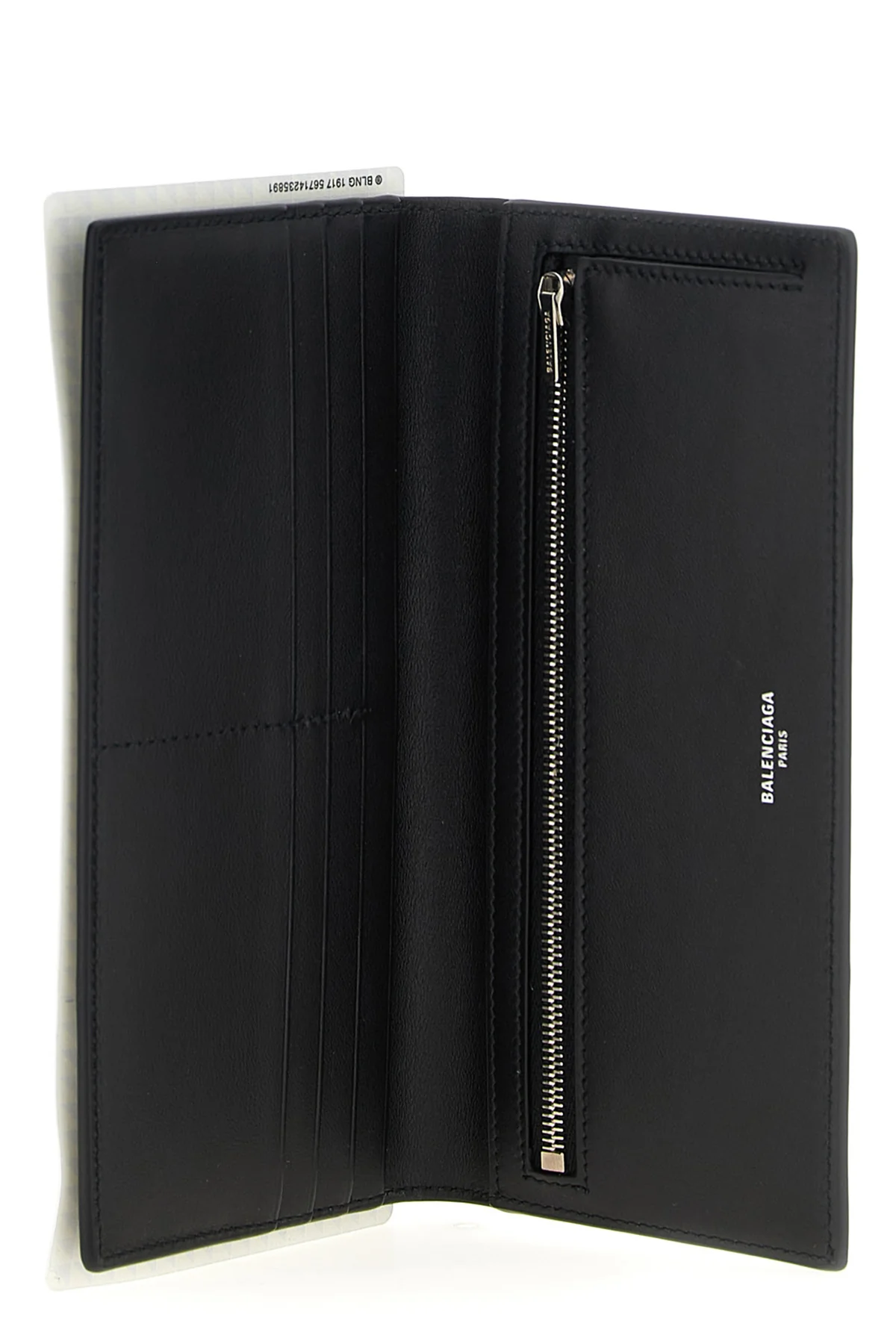 passport lungo 1 biglietto wallet in soft semi-matte textured calf leather