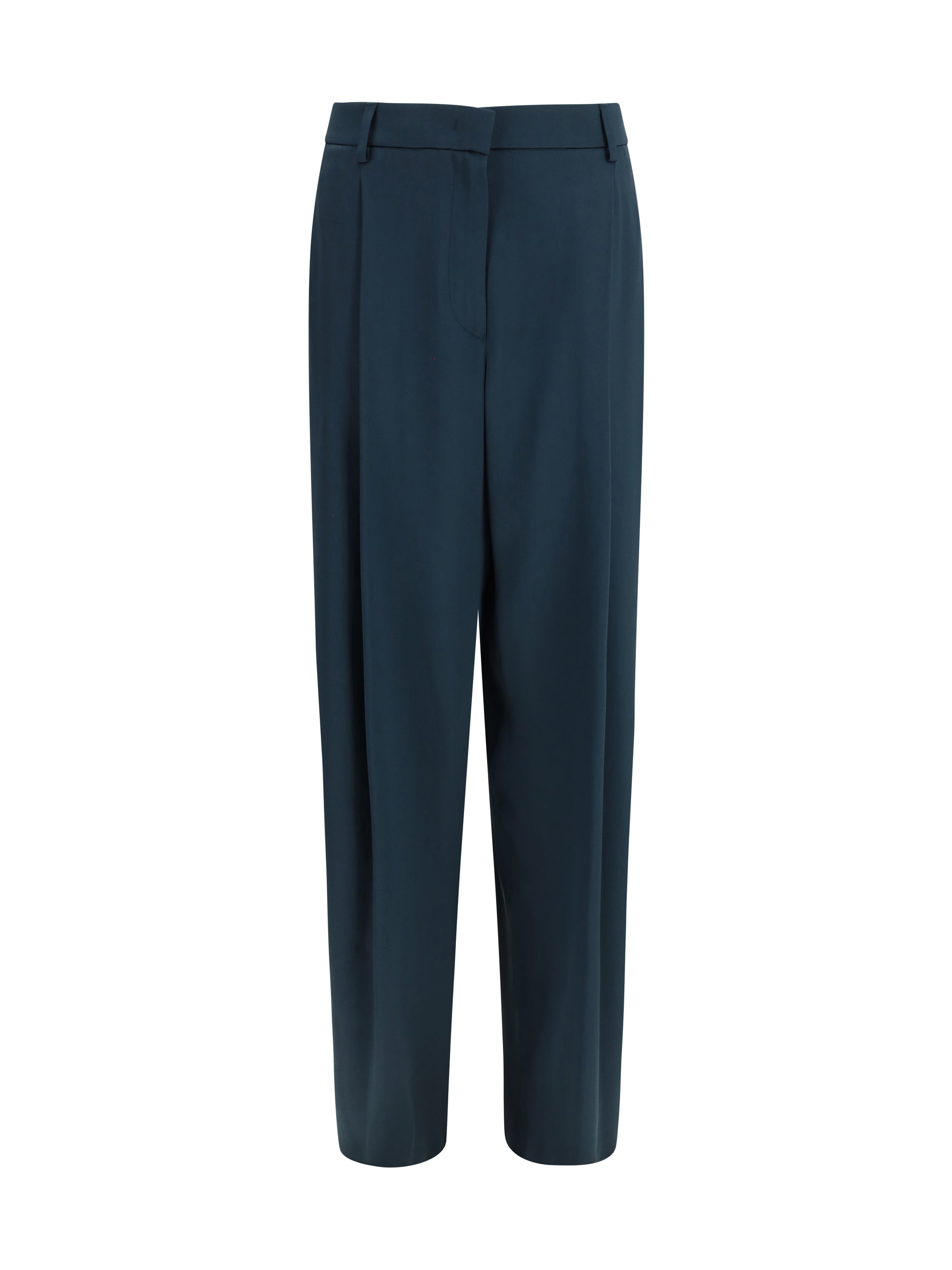 GIORGIO ARMANI 44 pleated silk pants 