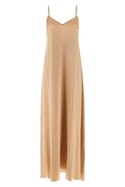 long dress in fluid viscose