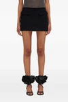 wool and cashmere mini skirt