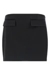 wool and cashmere mini skirt