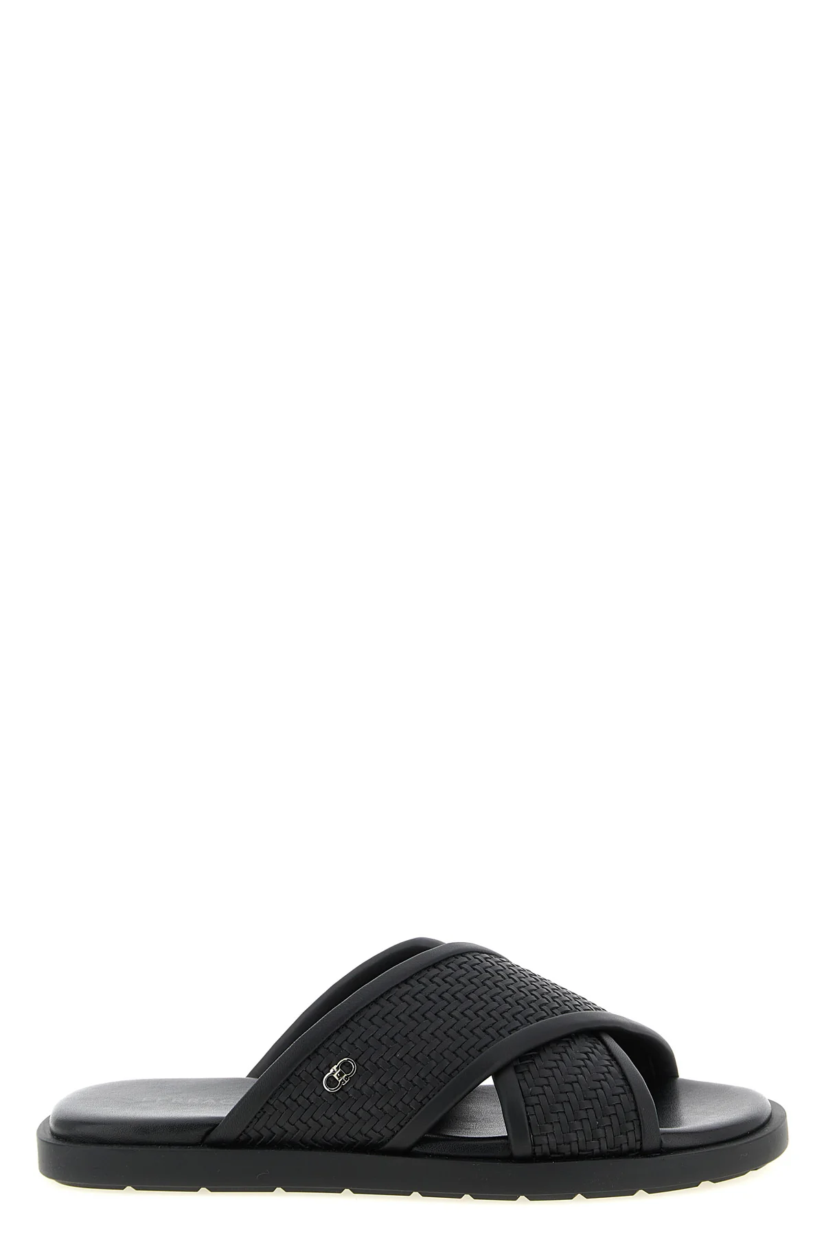 FERRAGAMO 7 brise 2 leather sandals