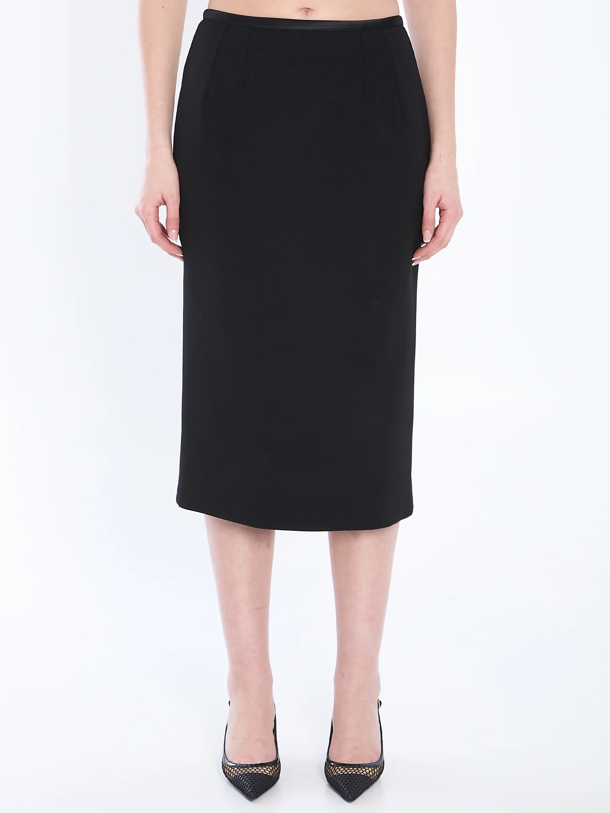 pencil longuette skirt