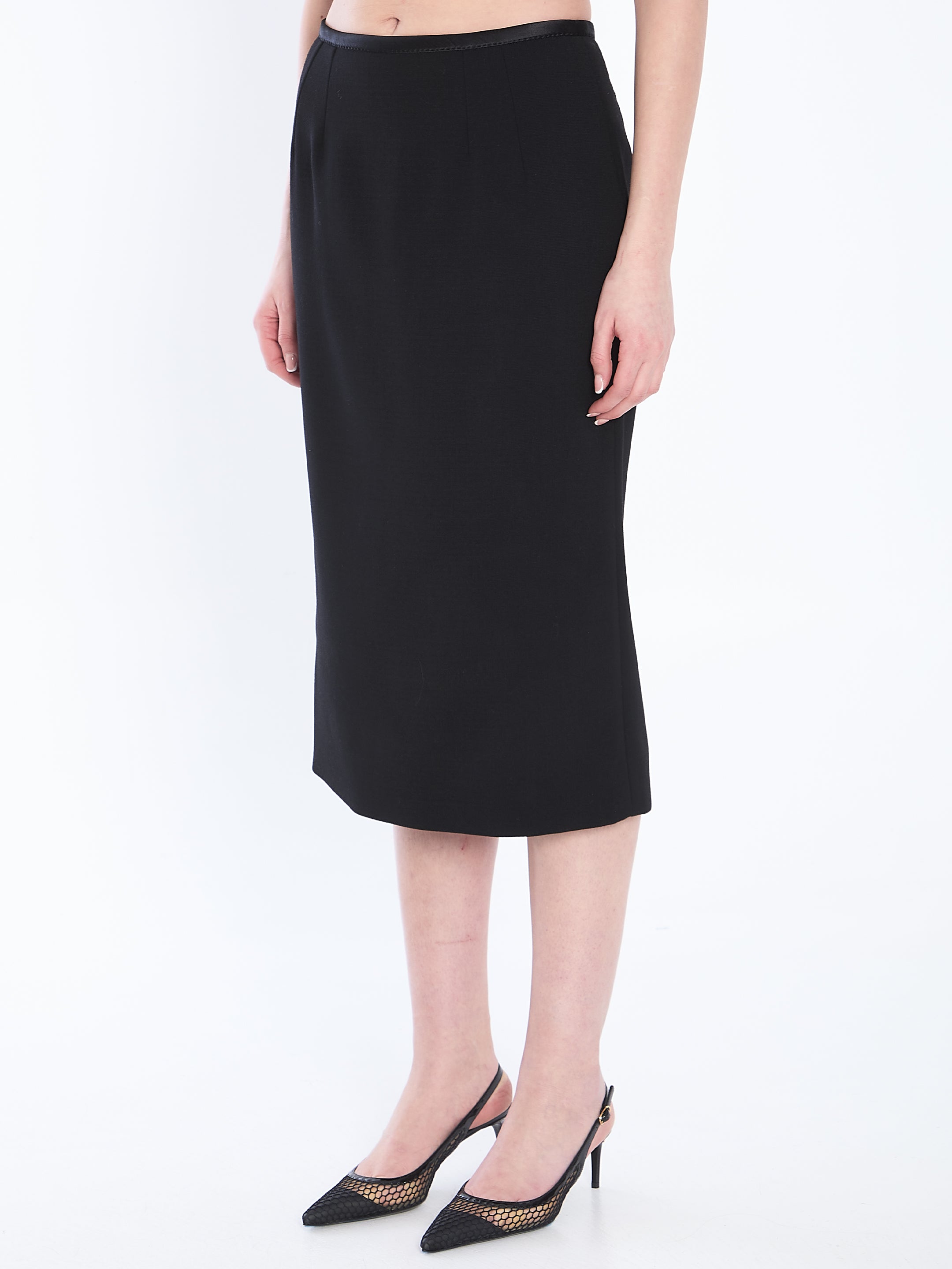 DOLCEamp;GABBANA 42 pencil longuette skirt