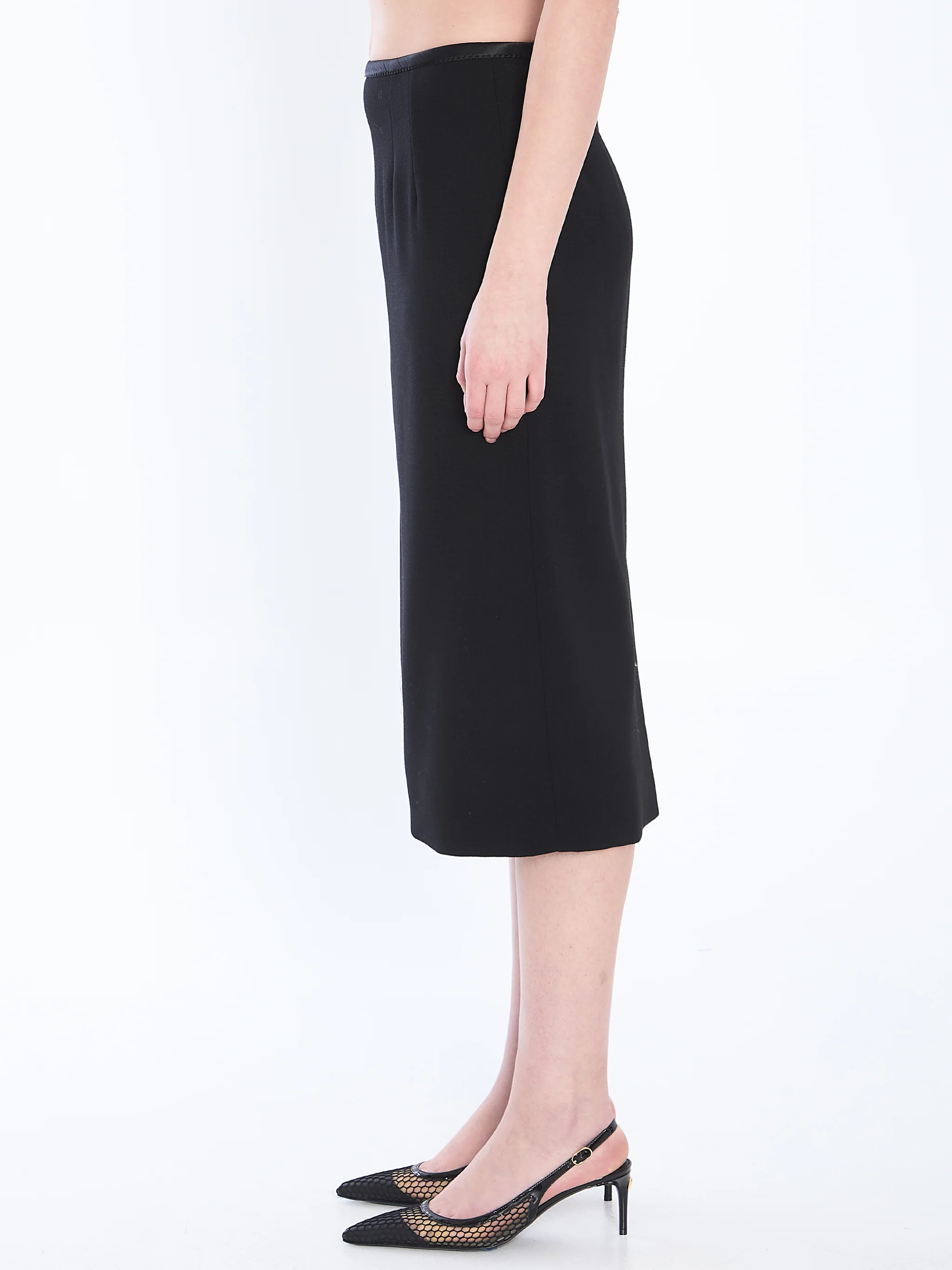 pencil longuette skirt