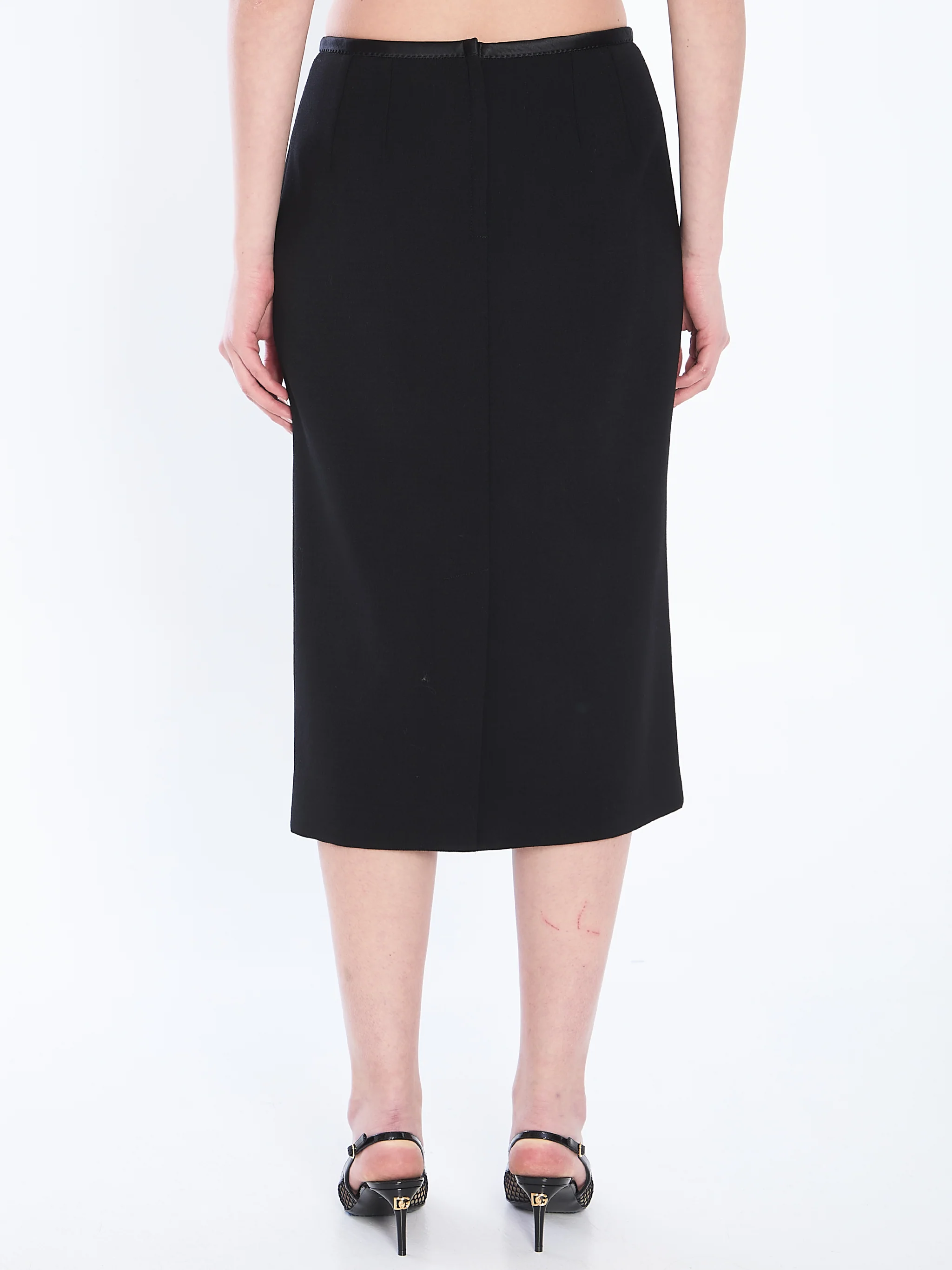 pencil longuette skirt
